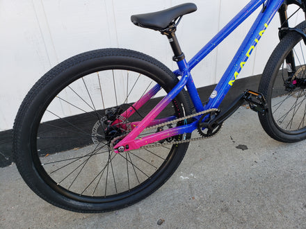 Marin Alcatraz Dirt Jumper Bike, Blue/Magenta, Short
