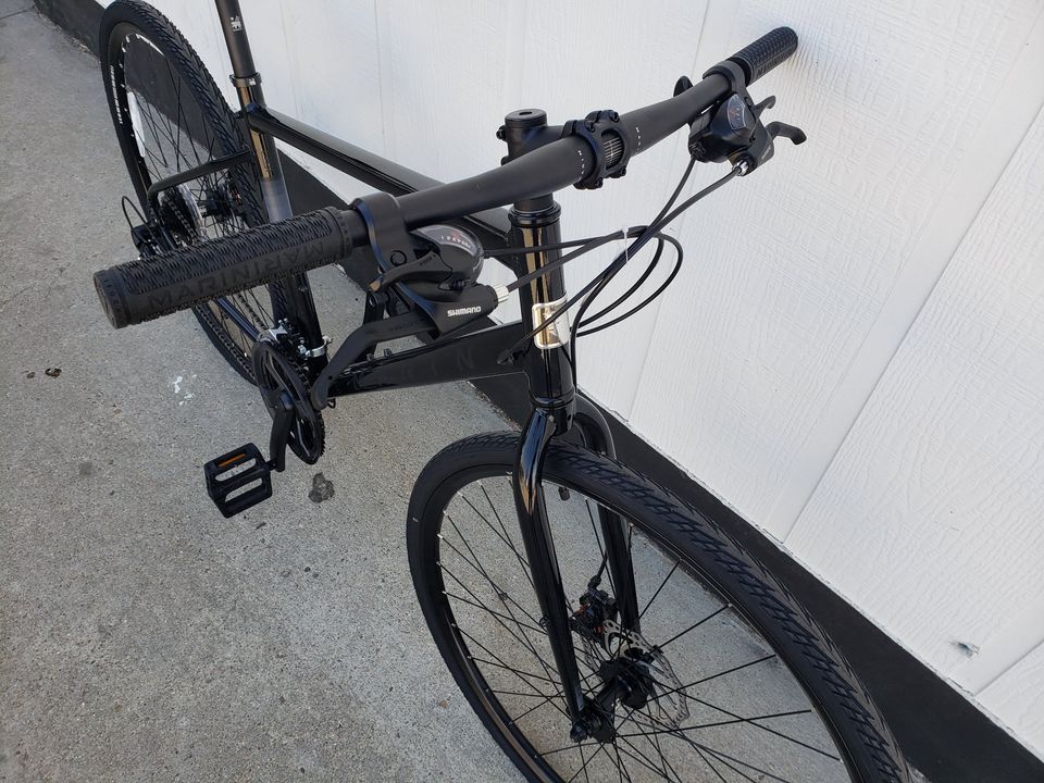 Marin Fairfax 1 Hybrid/Commuter Bike, Black
