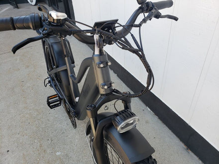 Dirwin Pioneer Fat-Tire E-Bike, Step-Thru, Black