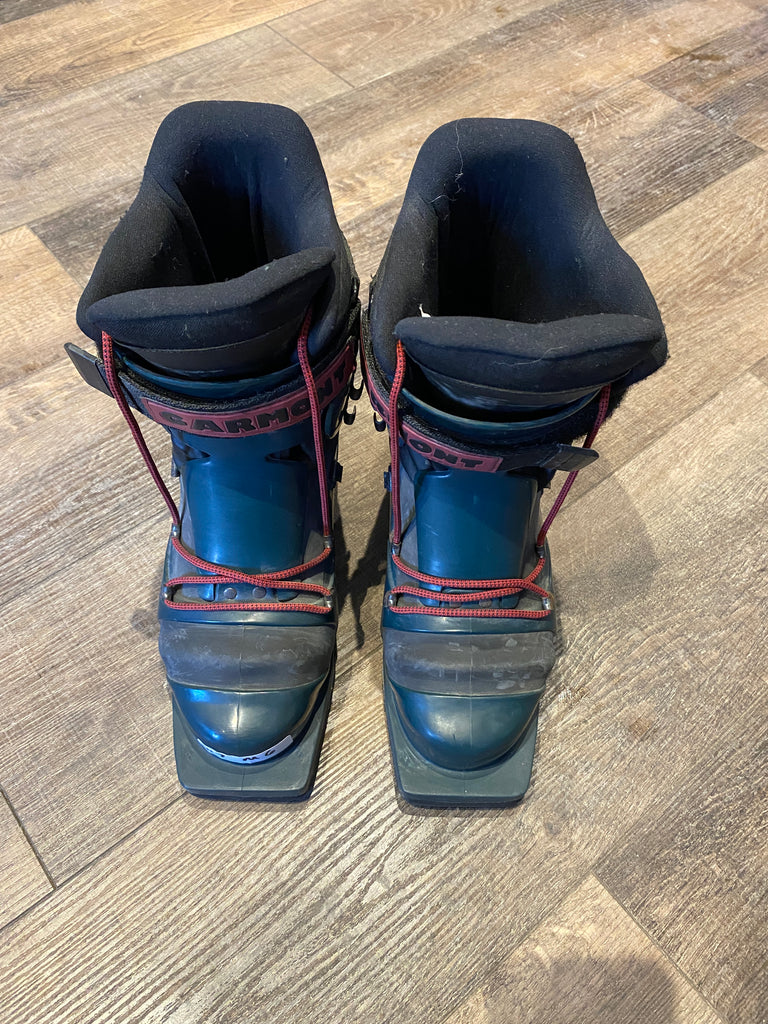 Garmont Telemark Ski Boots, 24.0 Mondo, Men 6, Women 7, Deep Blue