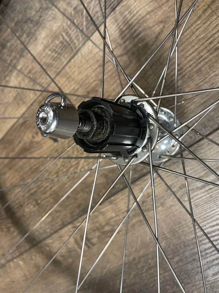 Vintage Mavic Paris Roubaix SSC Tubular Wheelset With Campagnolo Hubs