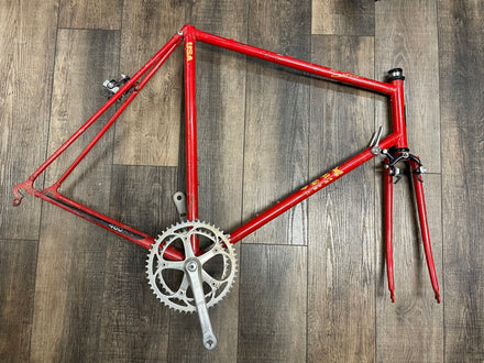 Vintage Lugged Steel Trek 460 Series Road Bike 60-61cm