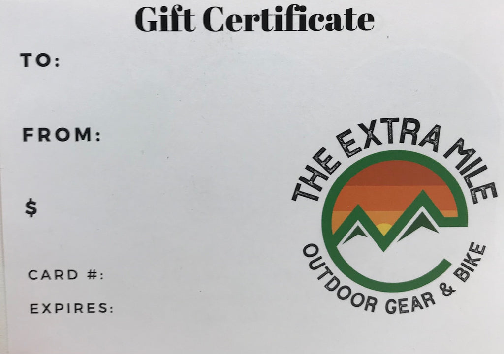 Extra Mile Gift Card