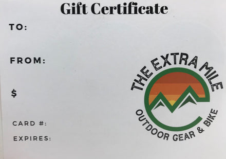 Extra Mile Gift Card