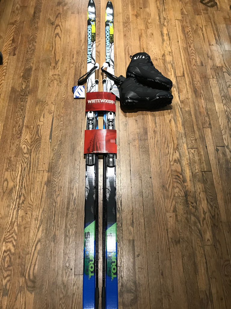 Whitewoods Crosstour Cross Country Skis 207cm NNN Bindings ski package