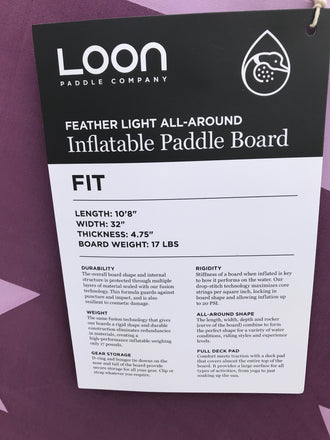Loon Fit & Standard SUP Paddle Board