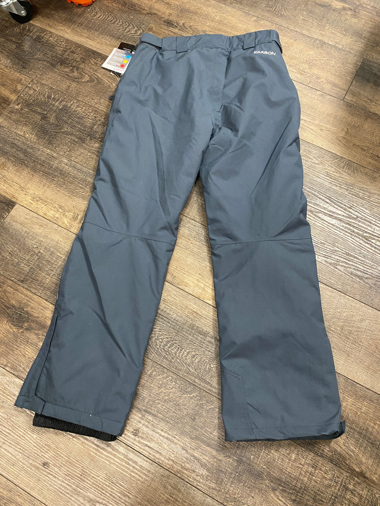 Karbon Element waterproof insulated ski snowboard pants men’s gray rtl $160