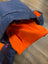 Spyder Frontier Hooded Puffer Jacket, Youth Large, Blue/Orange