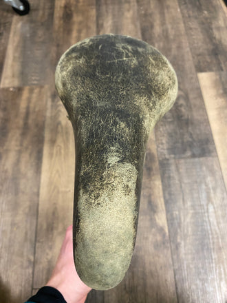 Ideale 2002 Vintage Leather Bicycle Saddle 26.6 post