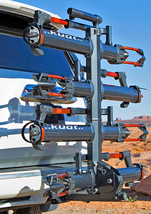 Kuat NV 2.0 2-Bike Add-on, Gray/ Anodized Orange