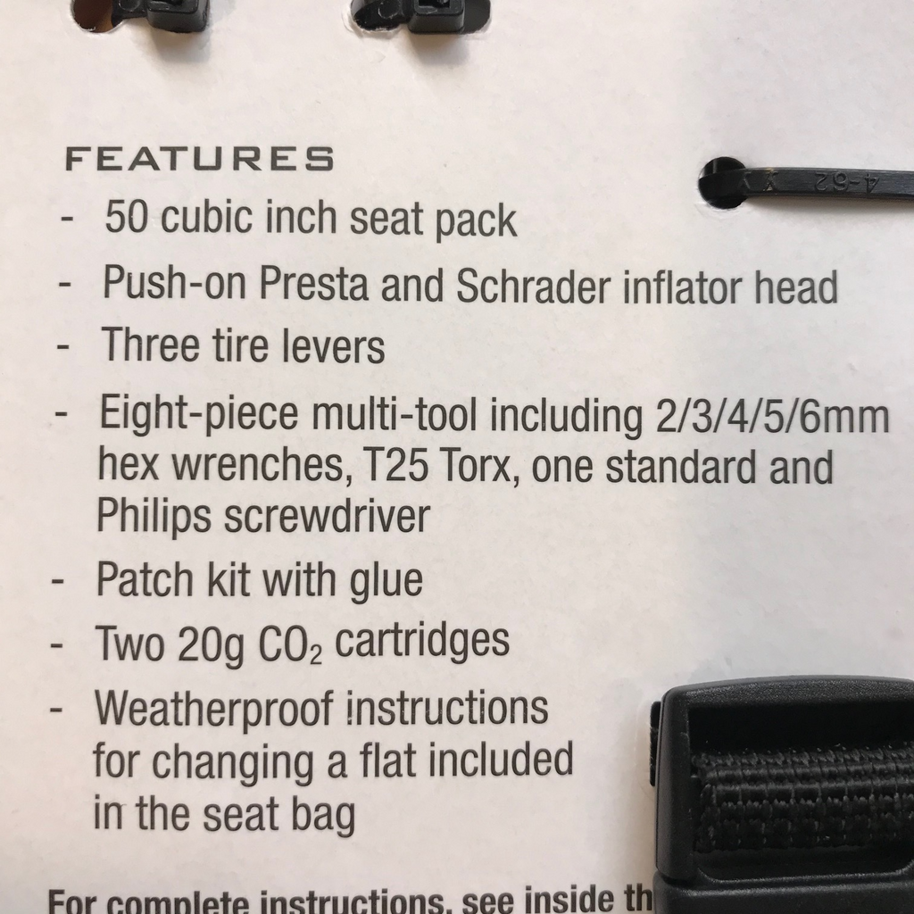MSW Ride and Repair Kit with Bag